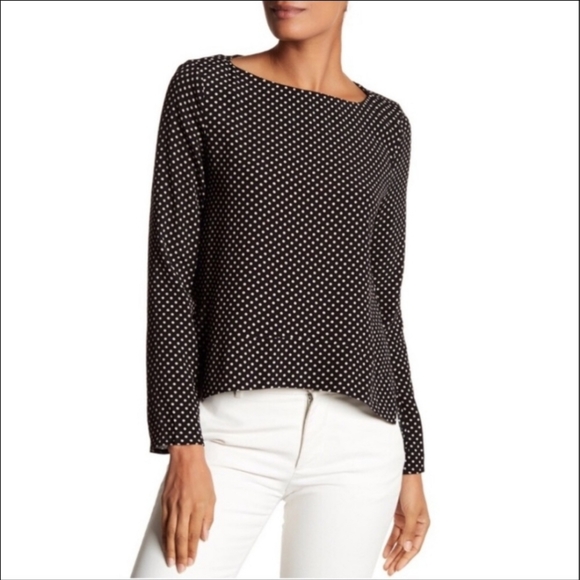 Philosophy Black Dot Blouse - Picture 2 of 7